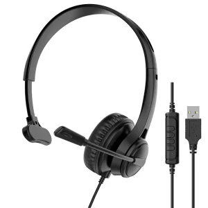 Wired Single-Ear Call Center Headset